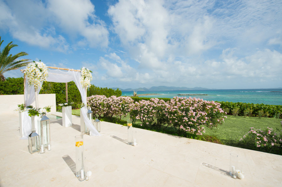 Anguilla Weddings Beaches Edge Villas Arch